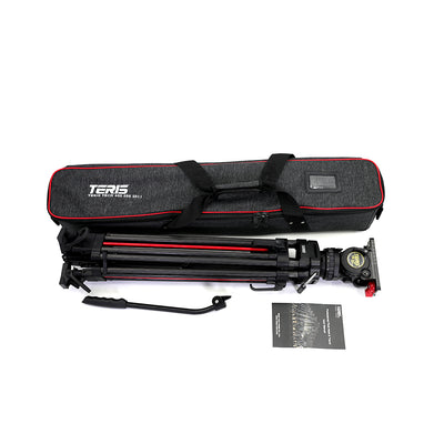 Teris TS-H7CF-Q Fluid Head Tripod System 75mm 7KG/15.5lb payload