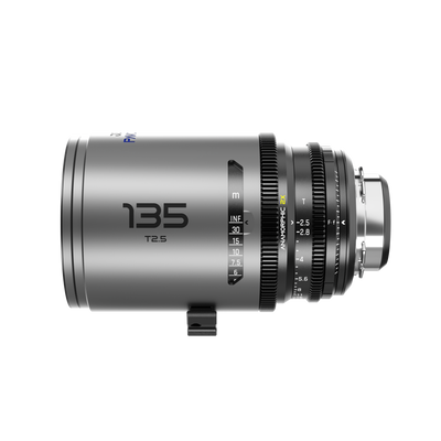 DZOFILM DZOFILM Pavo 2x Anamorphic Prime 135mm Blue Coating (PL&EF mount, feet) - Film Gear Canada