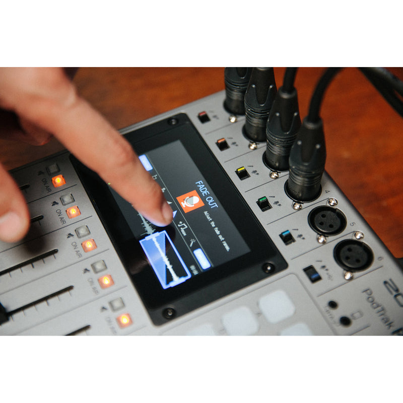 Zoom PodTrak P8 Portable Multitrack Podcast Recorder