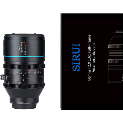 SIRUI Venus 50mm T2.9 1.6x Full-Frame Anamorphic Lens (Sony E)