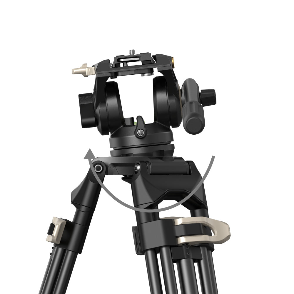 SmallRig Heavy-Duty Fluid Head Tripod AD-01 8kg(17.6lb) Capacity #3751B