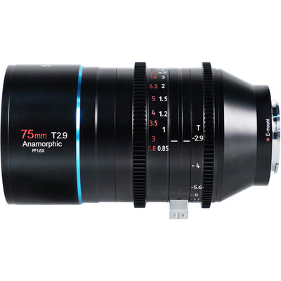 SIRUI Venus 75mm T2.9 1.6x Full-Frame Anamorphic Lens (Sony E)
