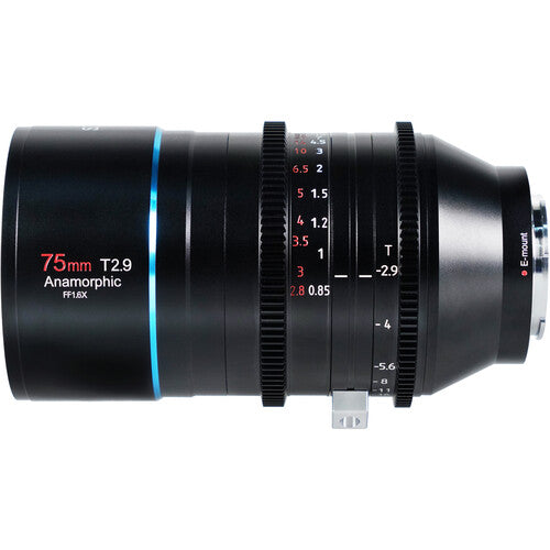 SIRUI Venus 75mm T2.9 1.6x Full-Frame Anamorphic Lens (Sony E)