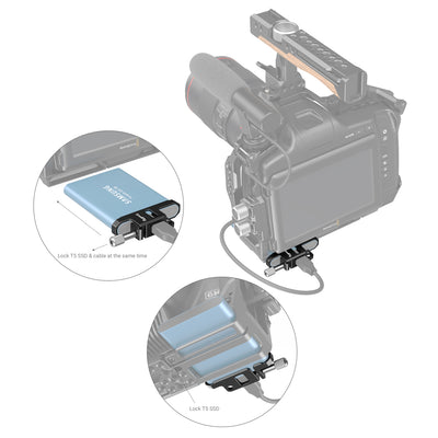 SmallRig T5 SSD Cable Clamp for BMPCC 6K Pro #3300