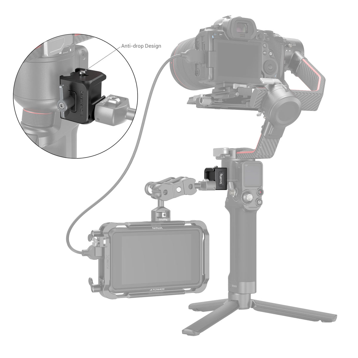 SmallRig NATO Clamp Accessory Mount for DJI RS 2/RSC 2 #3025