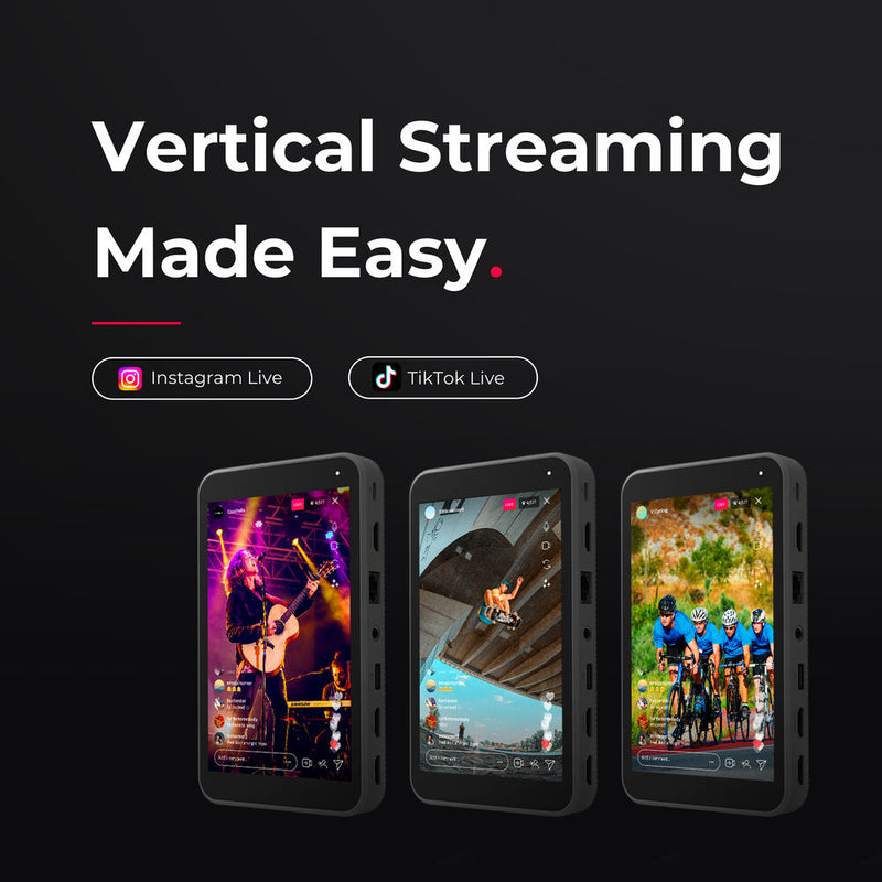 YoloLiv Instream Vertical Live Streaming Encoder and Monitor (DEMO)