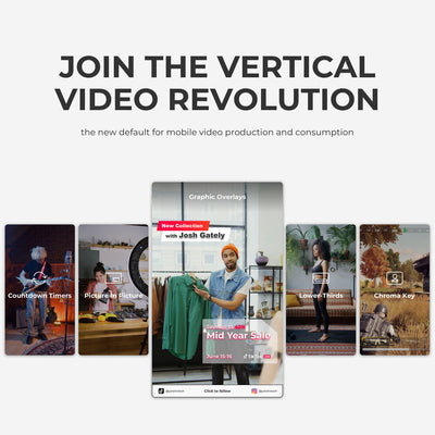 YoloLiv Instream Vertical Live Streaming Encoder and Monitor