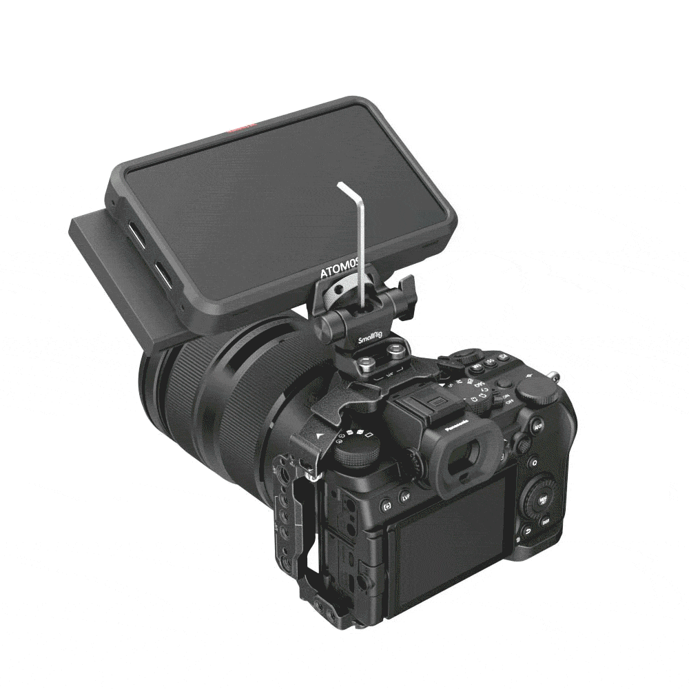 SmallRig Swivel and Tilt Adjustable Monitor Mount with 1/4"-20 Screws Mount 2904B