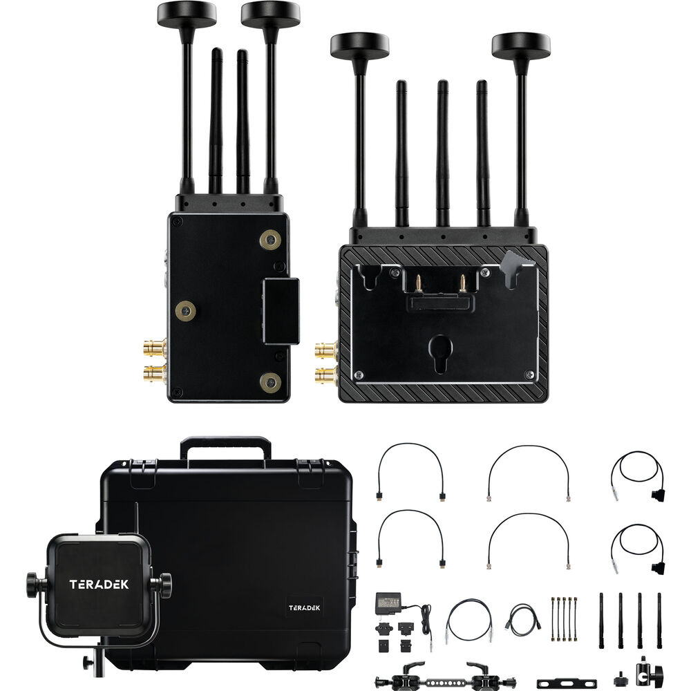 Teradek Bolt 6 XT MAX 12G-SDI/HDMI Wireless RX/TX Deluxe Kit (Gold Mount)