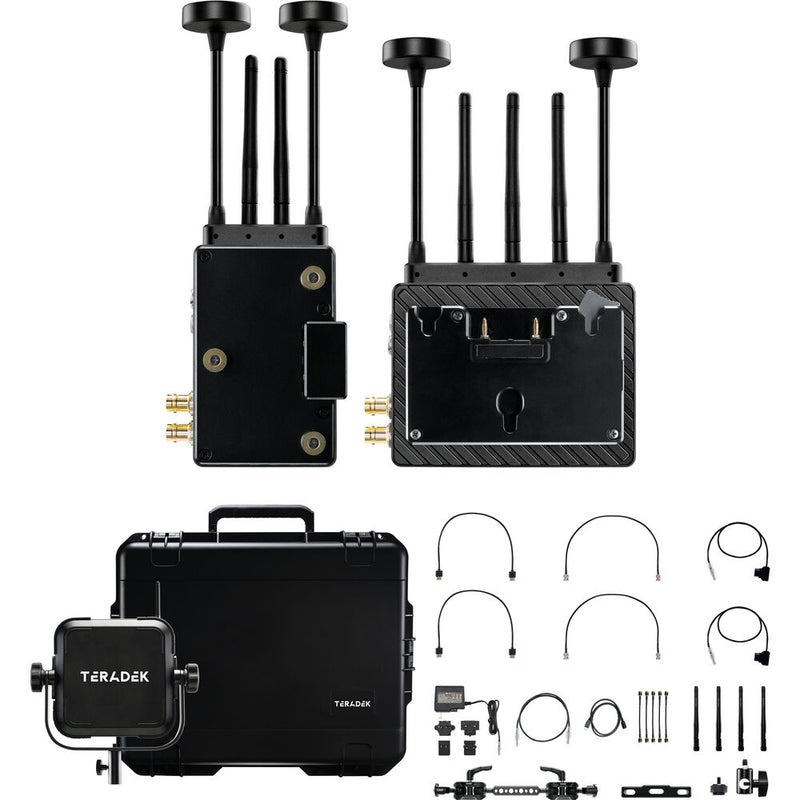 Teradek Bolt 6 XT MAX 12G-SDI/HDMI Wireless RX/TX Deluxe Kit (Gold Mount)