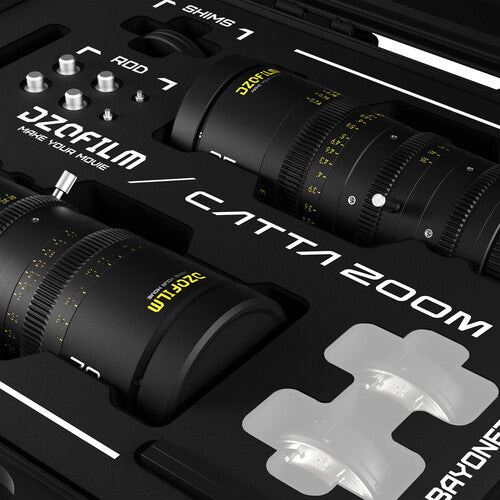 DZOFILM DZOFilm Catta FF Zoom 35-80mm & 70-135mm T2.9 E-Mount 2-Lens Bundle (Black) - Film Gear Canada