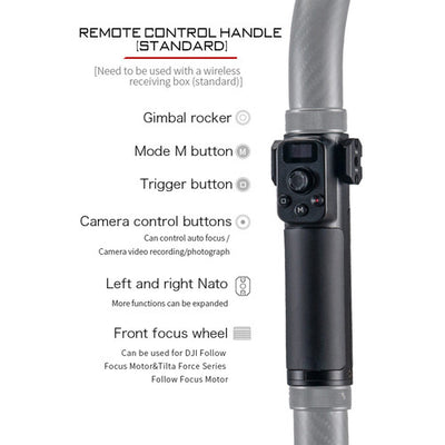 Tilta Advanced Ring Grip for DJI RS 4, RS 4 Pro, RS 3 Pro, and RS 2 Gimbals