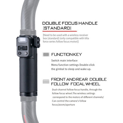 Tilta Advanced Ring Grip for DJI RS 4, RS 4 Pro, RS 3 Pro, and RS 2 Gimbals