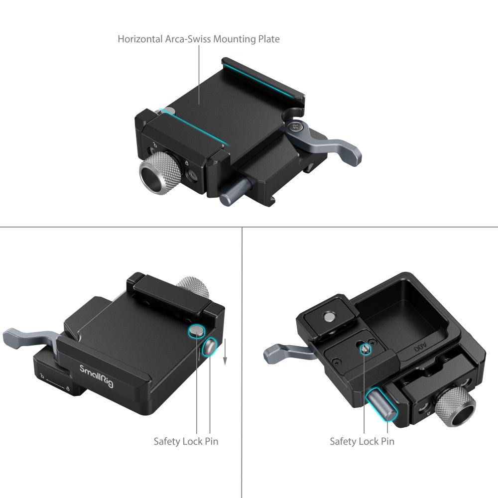 SmallRig RS 3 Mini Quick Release Clamp for DJI RS 3 Mini