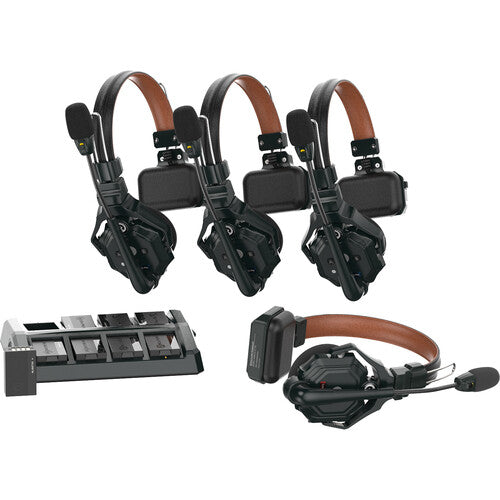 Hollyland Solidcom C1 Pro-4S Full-Duplex ENC Wireless Intercom System with 4 Headsets (1.9 GHz)