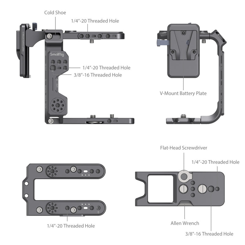 SMALLRIG FX6 Camera Cage Kit 4124