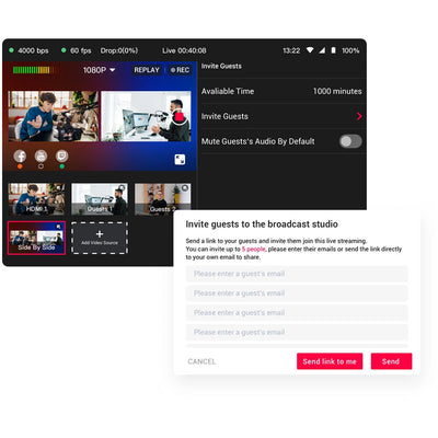 YoloLiv YoloBox Pro Portable Multi-Camera Encoder/Streamer, Switcher/Monitor & Recorder