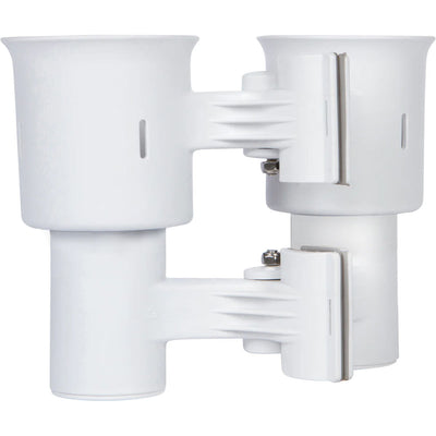 Robocup RoboCup Clamp-On Dual Cup Holder (White) - Film Gear Canada