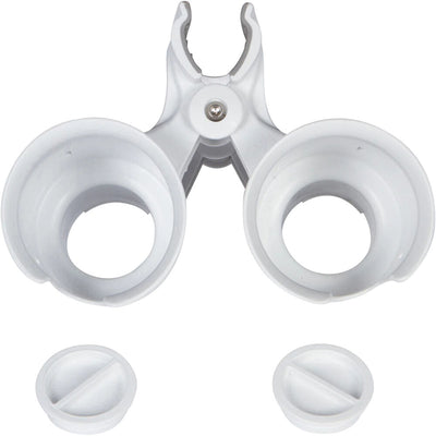 Robocup RoboCup Clamp-On Dual Cup Holder (White) - Film Gear Canada