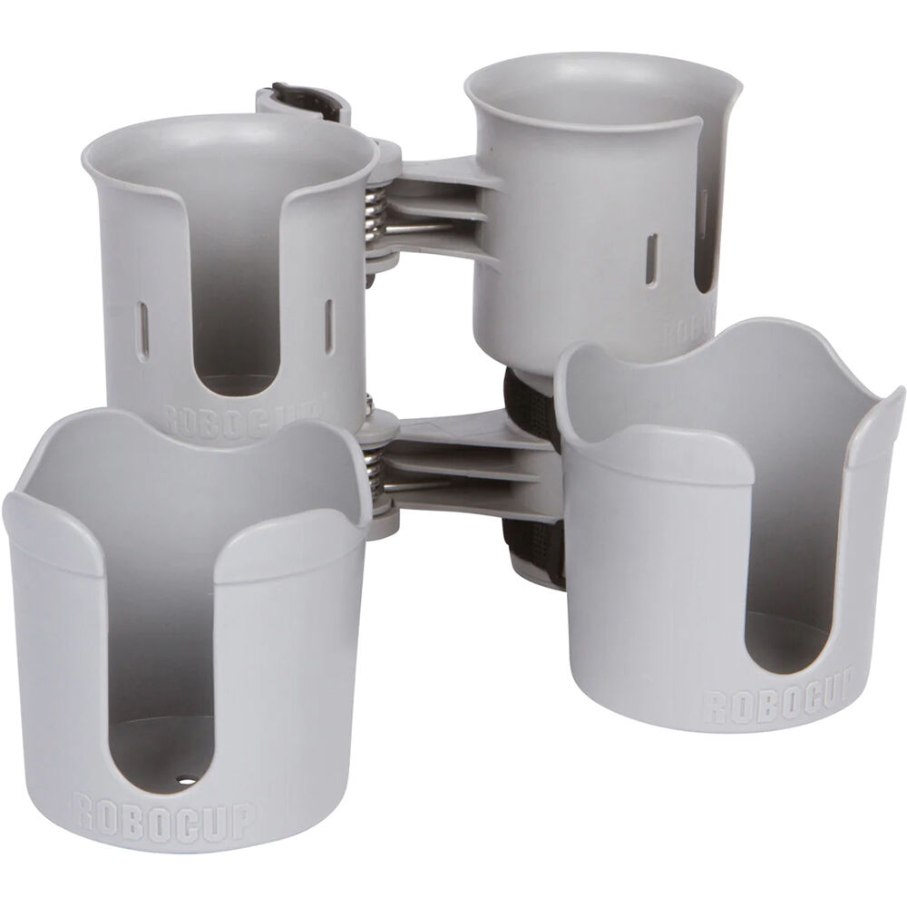 Robocup RoboCup Clamp-On Dual Cup Holder (Grey) - Film Gear Canada