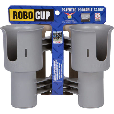 Robocup RoboCup Clamp-On Dual Cup Holder (Grey) - Film Gear Canada