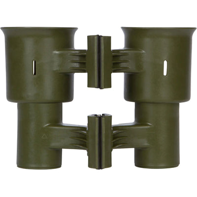 RoboCup Clamp-On Dual Cup Holder (Army Green)