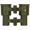 RoboCup Clamp-On Dual Cup Holder (Army Green)