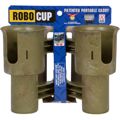 RoboCup Clamp-On Dual Cup Holder (Camo)