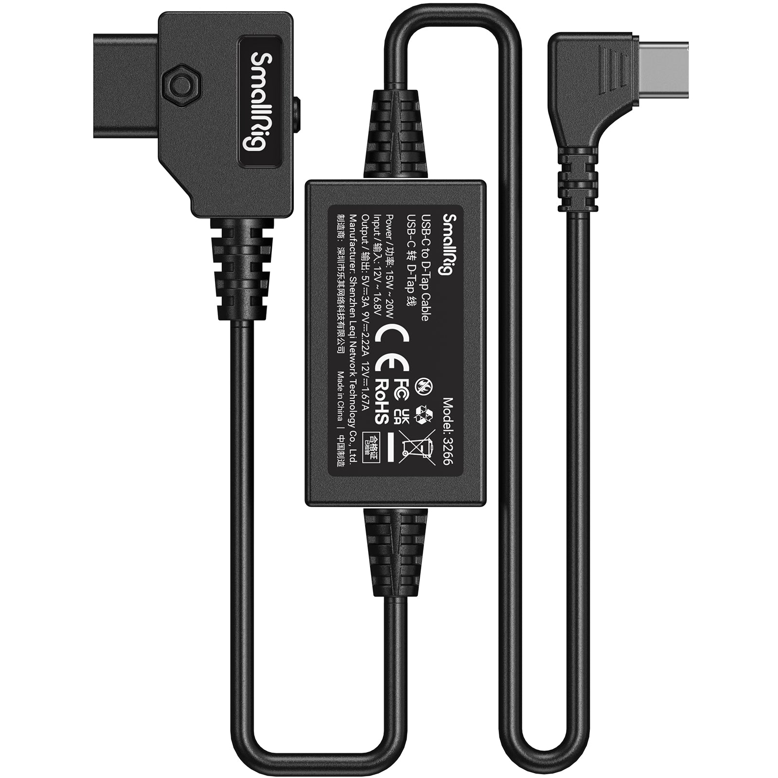 SmallRig D-Tap to USB-C Power Cable 3266