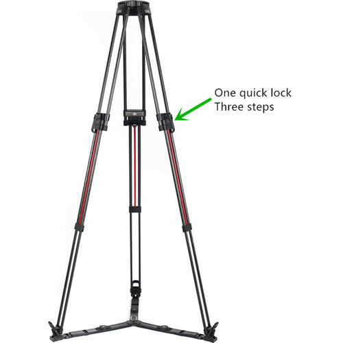 Teris TS1610CF-Q 2-Stage Carbon Fiber Tripod