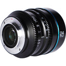 SIRUI Night Walker 24mm T1.2 S35 Cine Lens (Sony E-Mount, Black)