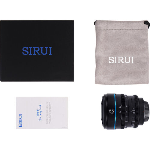 Sirui Night Walker 55mm T1.2 S35 Cine Lens (E-Mount, Black)