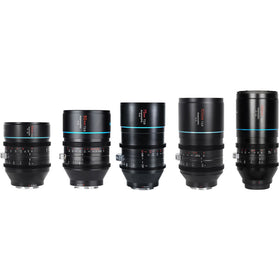 SIRUI Venus T2.9 1.6x Full-Frame Anamorphic 5-Lens Kit (35/50/75/100/150mm, Sony E)