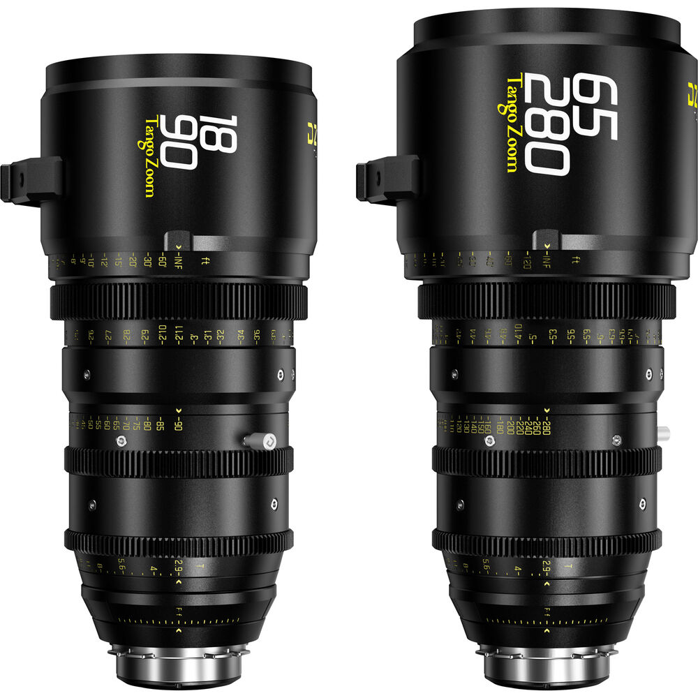 DZOFILM DZOFilm Tango 18-90mm T2.9 & 65-280mm T2.9-4 S35 Zoom Lens Bundle (ARRI PL & Canon EF) - Film Gear Canada
