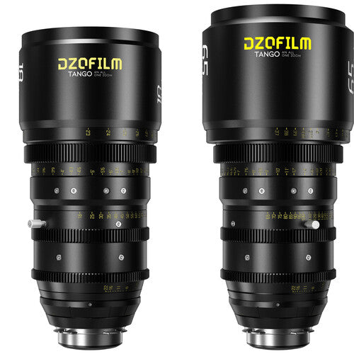 DZOFILM DZOFilm Tango 18-90mm T2.9 & 65-280mm T2.9-4 S35 Zoom Lens Bundle (ARRI PL & Canon EF) - Film Gear Canada