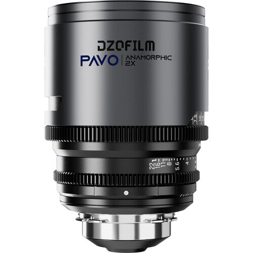 DZOFilm PAVO 75mm T2.1 2x Anamorphic Prime Lens (Blue Coating, PL/EF Mount, Feet)