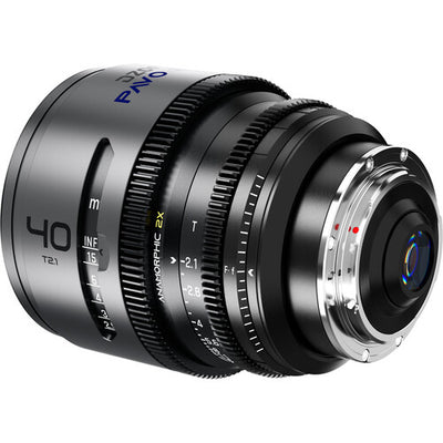 DZOFILM DZOFilm PAVO 2x Anamorphic 28/40/75mm T2.1 3-Lens Set (Blue Coating, PL/EF Mount, Feet) - Film Gear Canada