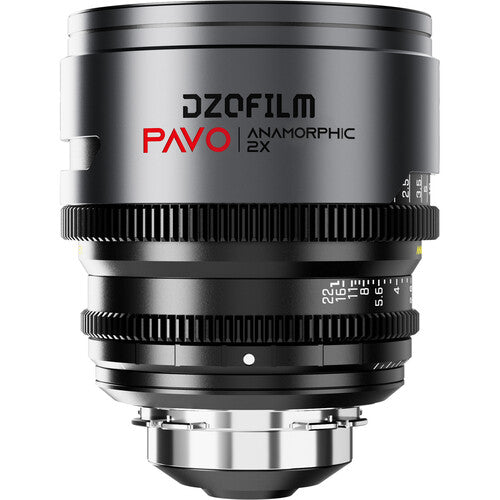DZOFilm PAVO 2x Anamorphic 32/55 T2.1 & 100mm T2.4 3-Lens Set (Neutral Coating, PL/EF Mount, Feet)