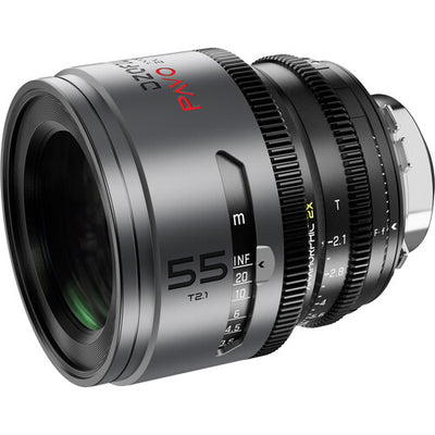 DZOFILM DZOFilm PAVO 55mm T2.1 2x Anamorphic Prime Lens (Neutral Coating, PL/EF Mount, Feet) - Film Gear Canada