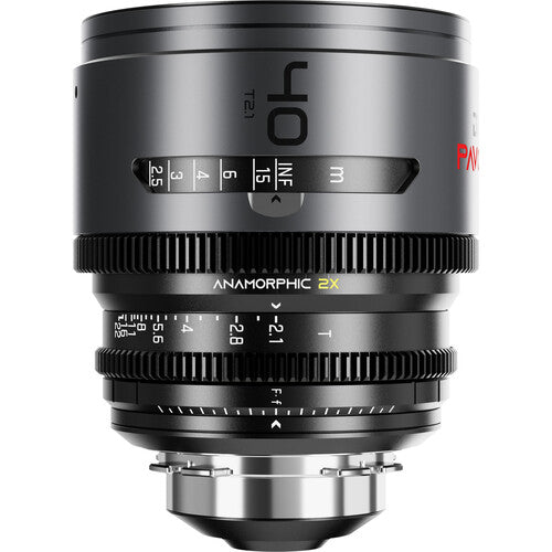 DZOFILM DZOFilm PAVO 40mm T2.1 2x Anamorphic Prime Lens (Neutral Coating, PL/EF Mount, Feet) - Film Gear Canada