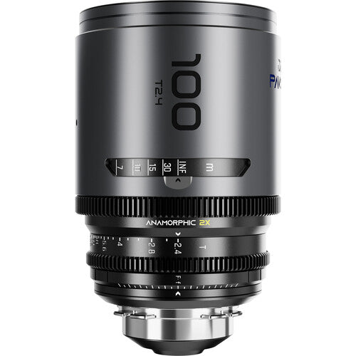 DZOFILM DZOFilm PAVO 2x Anamorphic 32/55 T2.1 & 100mm T2.4 3-Lens Set (Blue Coating, PL/EF Mount, Feet) - Film Gear Canada