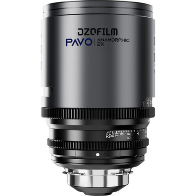DZOFILM DZOFilm PAVO 2x Anamorphic 32/55 T2.1 & 100mm T2.4 3-Lens Set (Blue Coating, PL/EF Mount, Feet) - Film Gear Canada