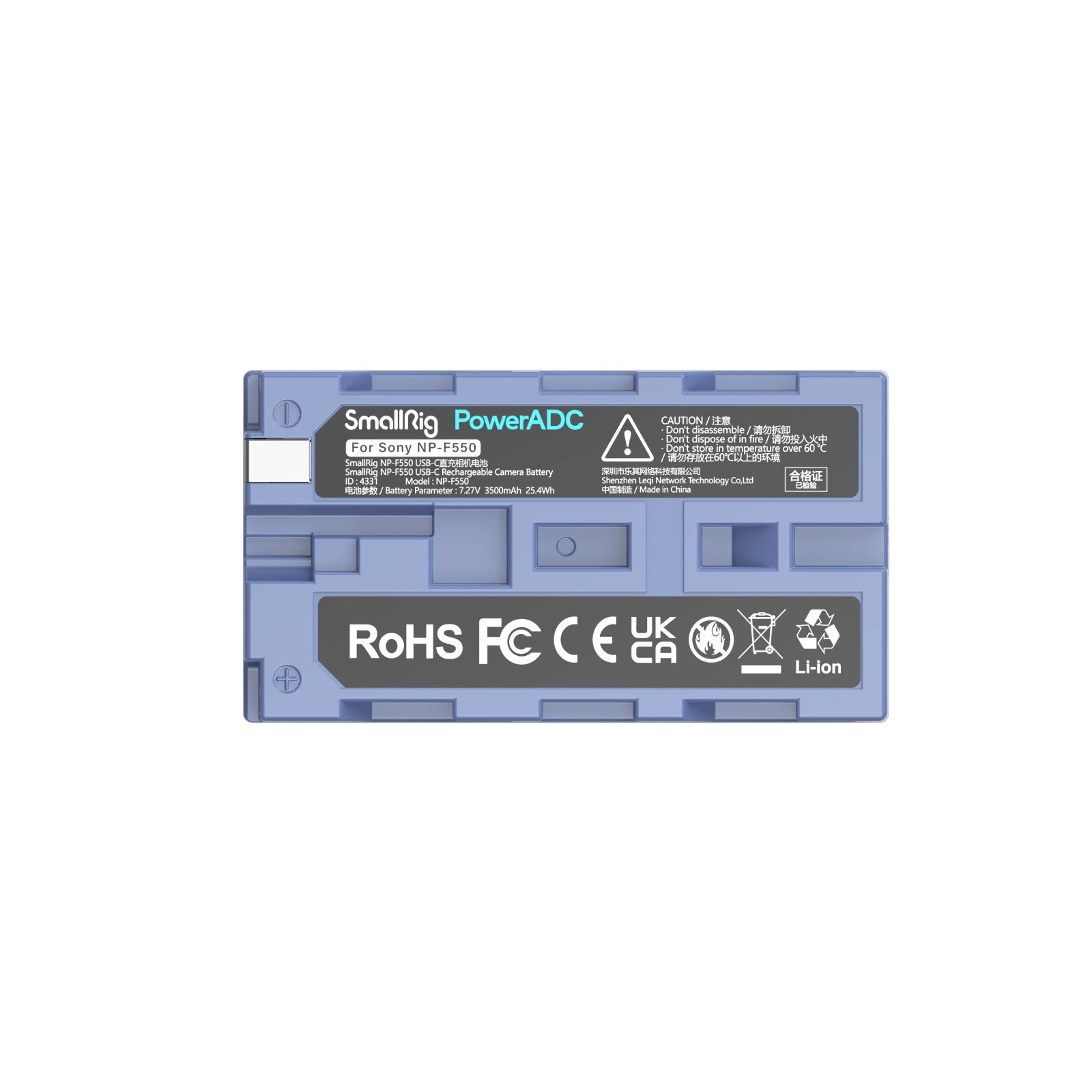 SmallRig NP-F550 USB-C Replacement Battery 4331