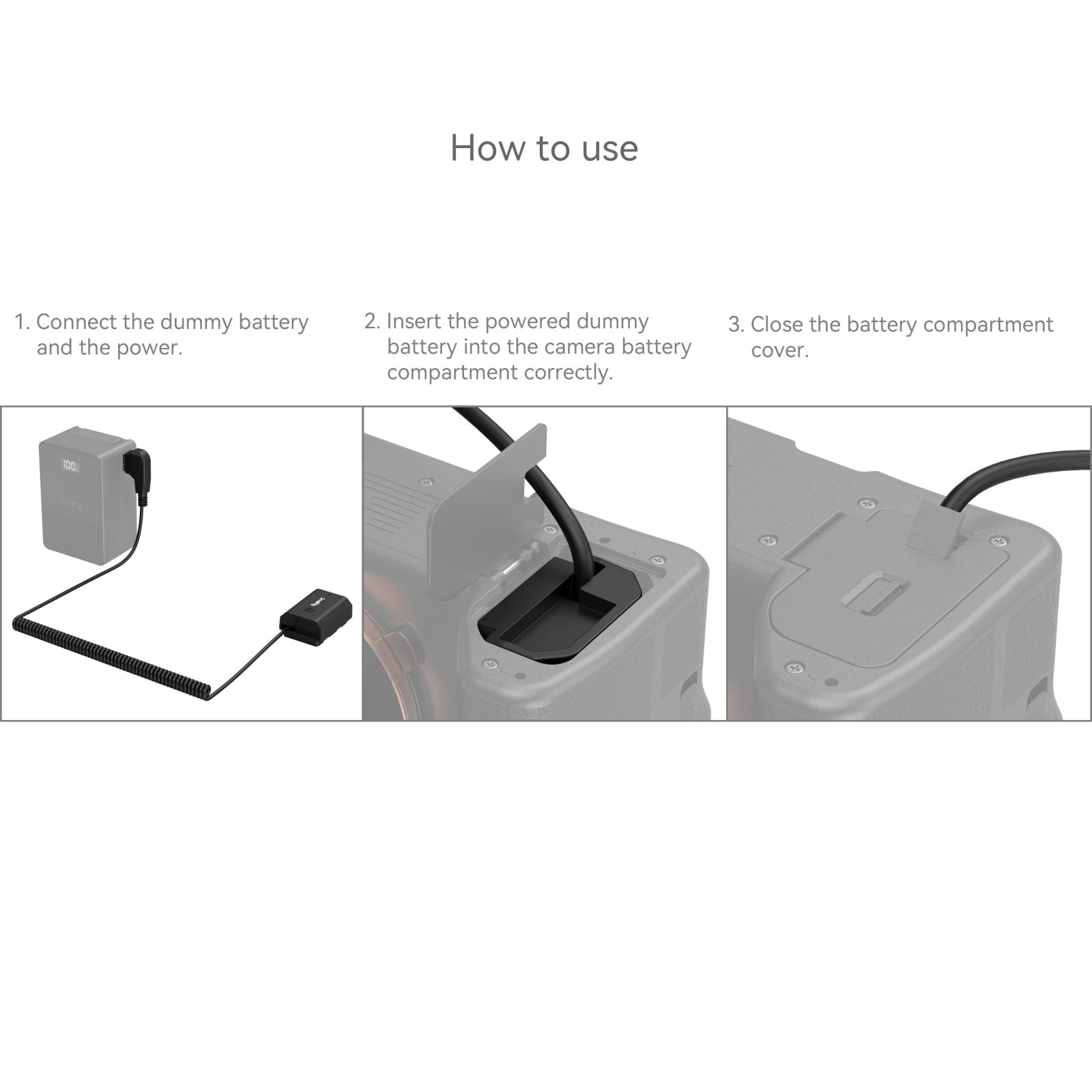 SmallRig D-Tap to NP-FZ100 Dummy Battery 4253B