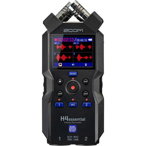 Zoom H4essential 4-Track 32-Bit Float Recorder, 96kHz – Filmgear
