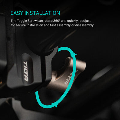 Tilta 15mm Rod Bracket with NATO Rail (Black)