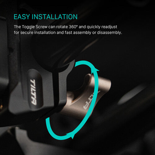 Tilta 15mm Rod Bracket with NATO Rail (Black)