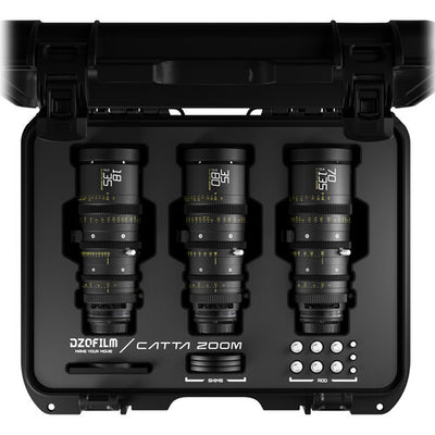 DZOFILM DZOFilm Catta FF Zoom 18-35/35-80/70-135mm T2.9 3-Lens Bundle (Sony E, Black) - Film Gear Canada