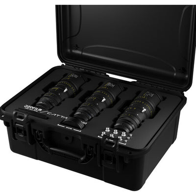 DZOFILM DZOFilm Catta FF Zoom 18-35/35-80/70-135mm T2.9 3-Lens Bundle (Sony E, Black) - Film Gear Canada