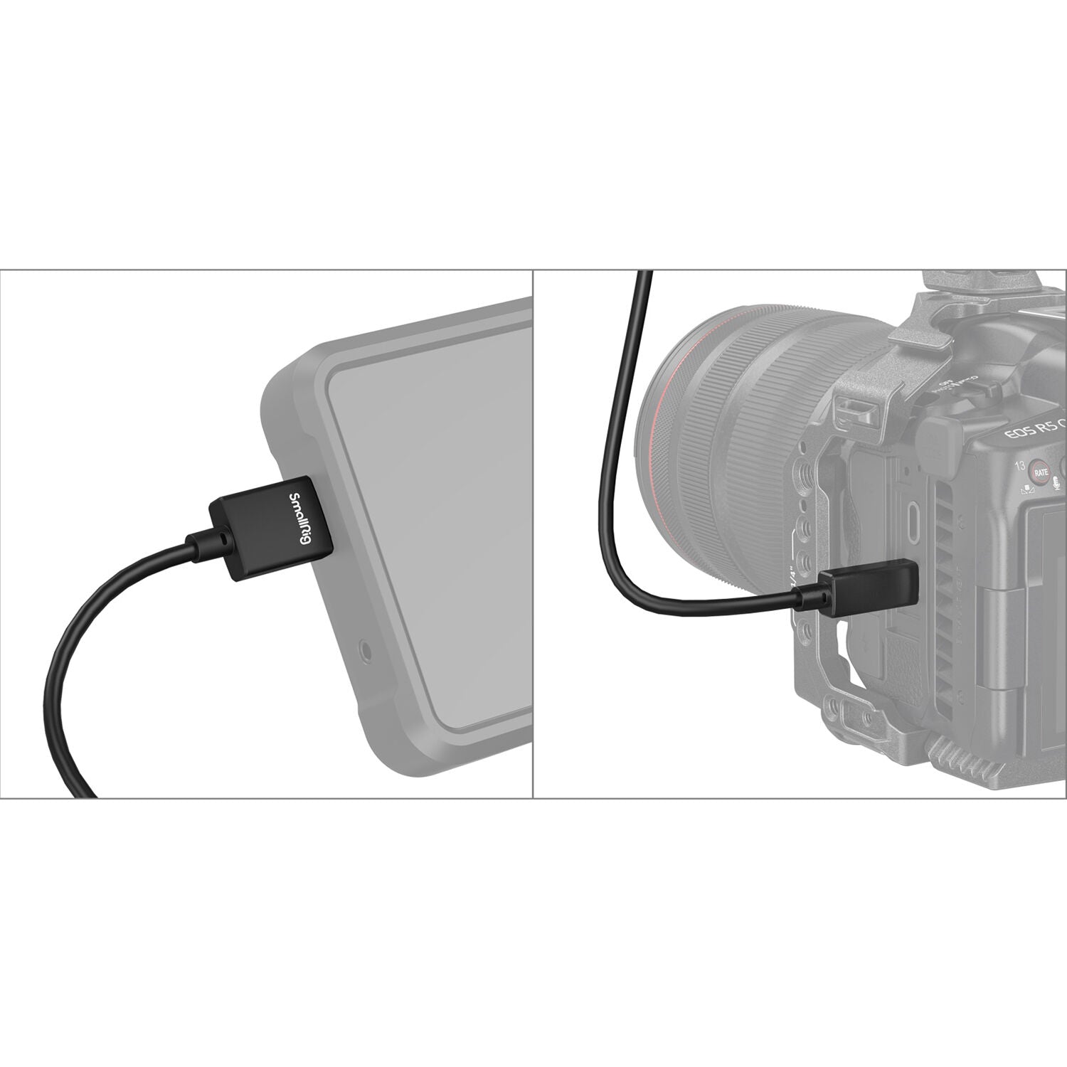 SmallRig 4K Micro HDMI to HDMI Cable (D to A) 35cm/13.8" #3042